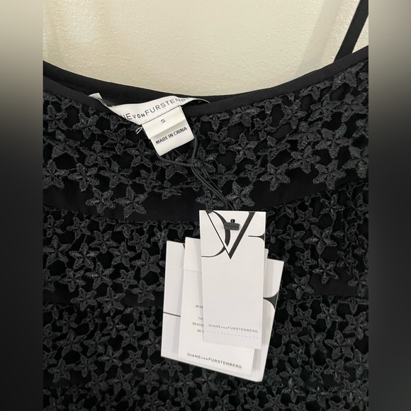 Diane Von Furstenberg Star Embellished Tiered Shift Dress - Picture 8 of 13